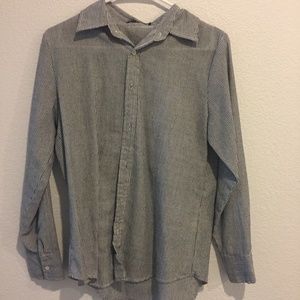 Long sleeved button up women's shirt